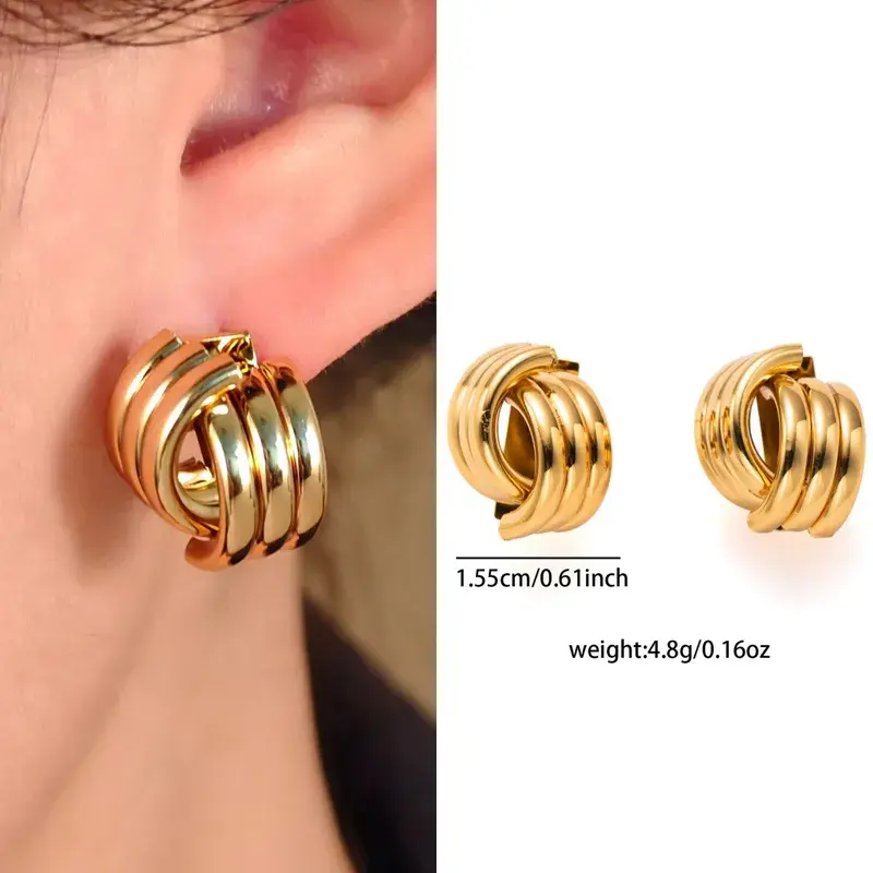 Golden Cave Earing - FY0148